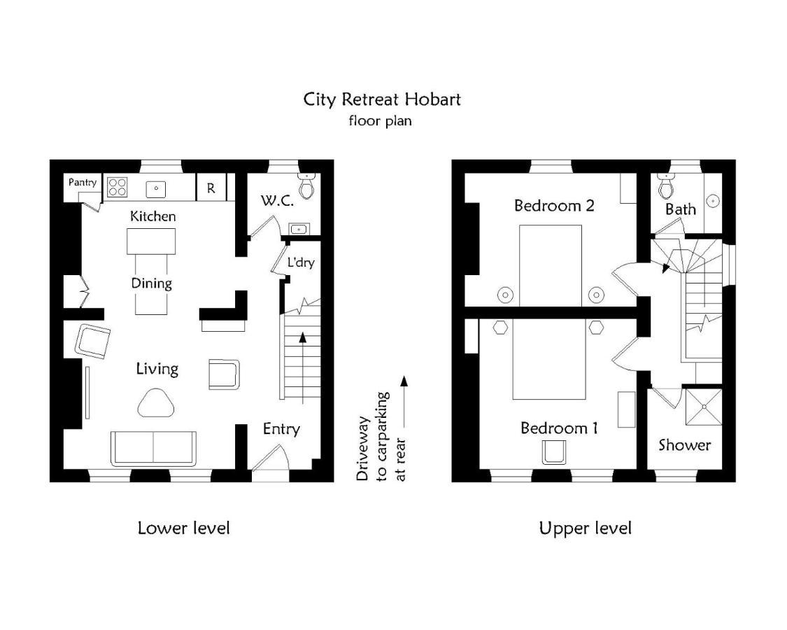 City Retreat โฮบาร์ต ภายนอก รูปภาพ